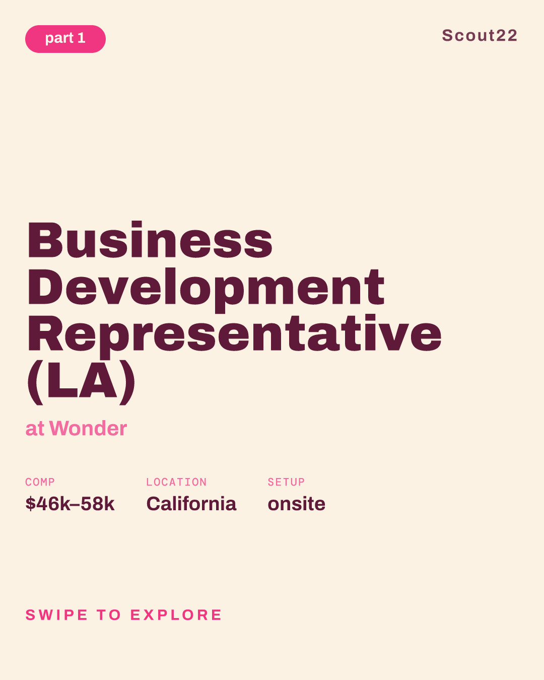 Business Development Representative (LA) at Wonder