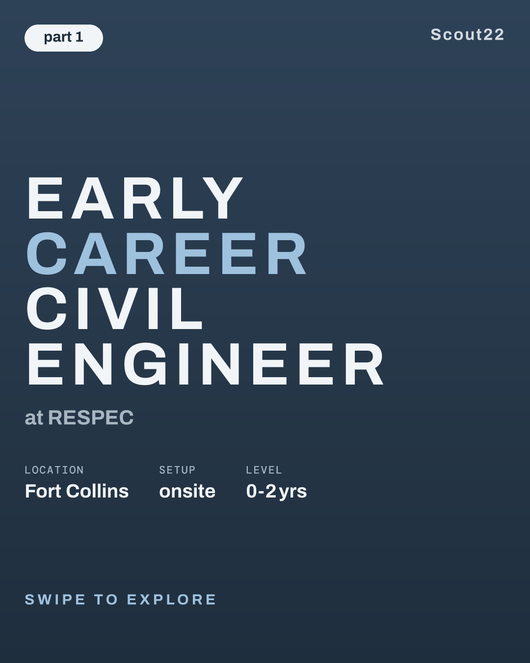 Early Career Civil Engineer at RESPEC