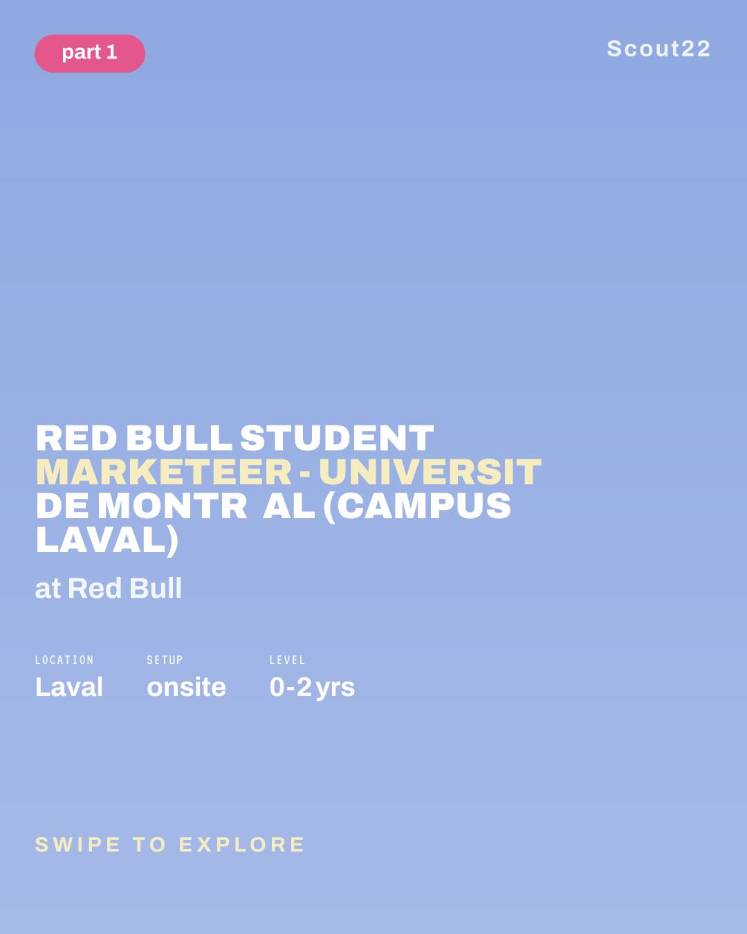 Red Bull Student Marketeer - Université de Montréal (Campus Laval) at Red Bull