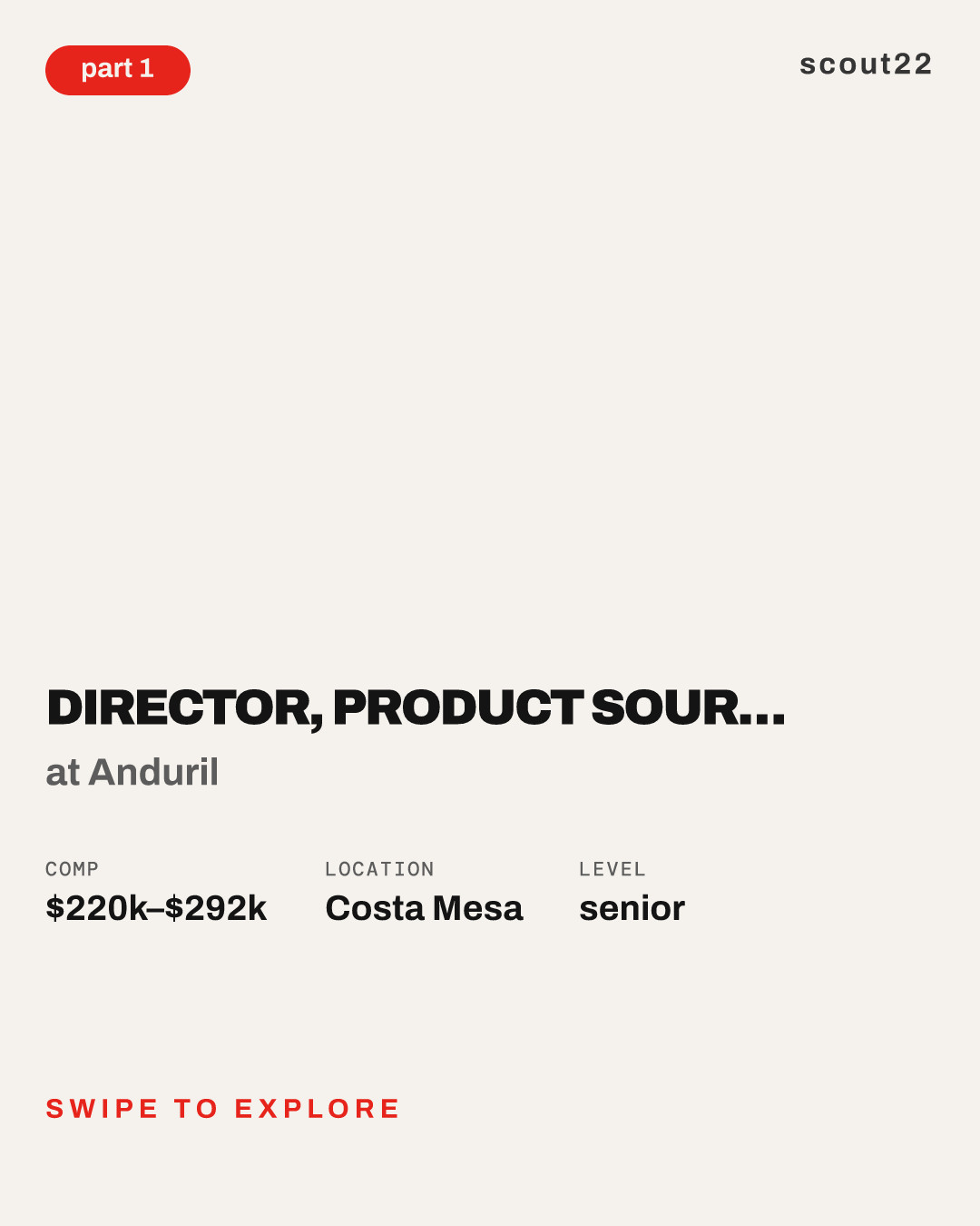 Director, Product Sourcing Engineering (Electrical) at Anduril