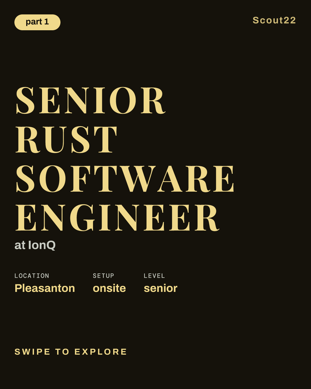 Senior Rust Software Engineer at IonQ