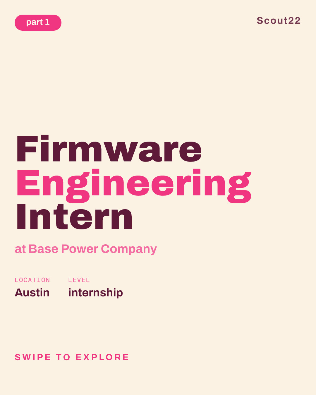 Firmware Engineering Intern at Base Power Company