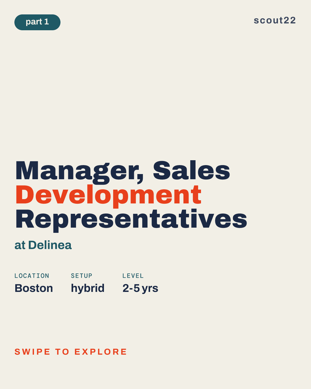 Manager, Sales Development Representatives at Delinea