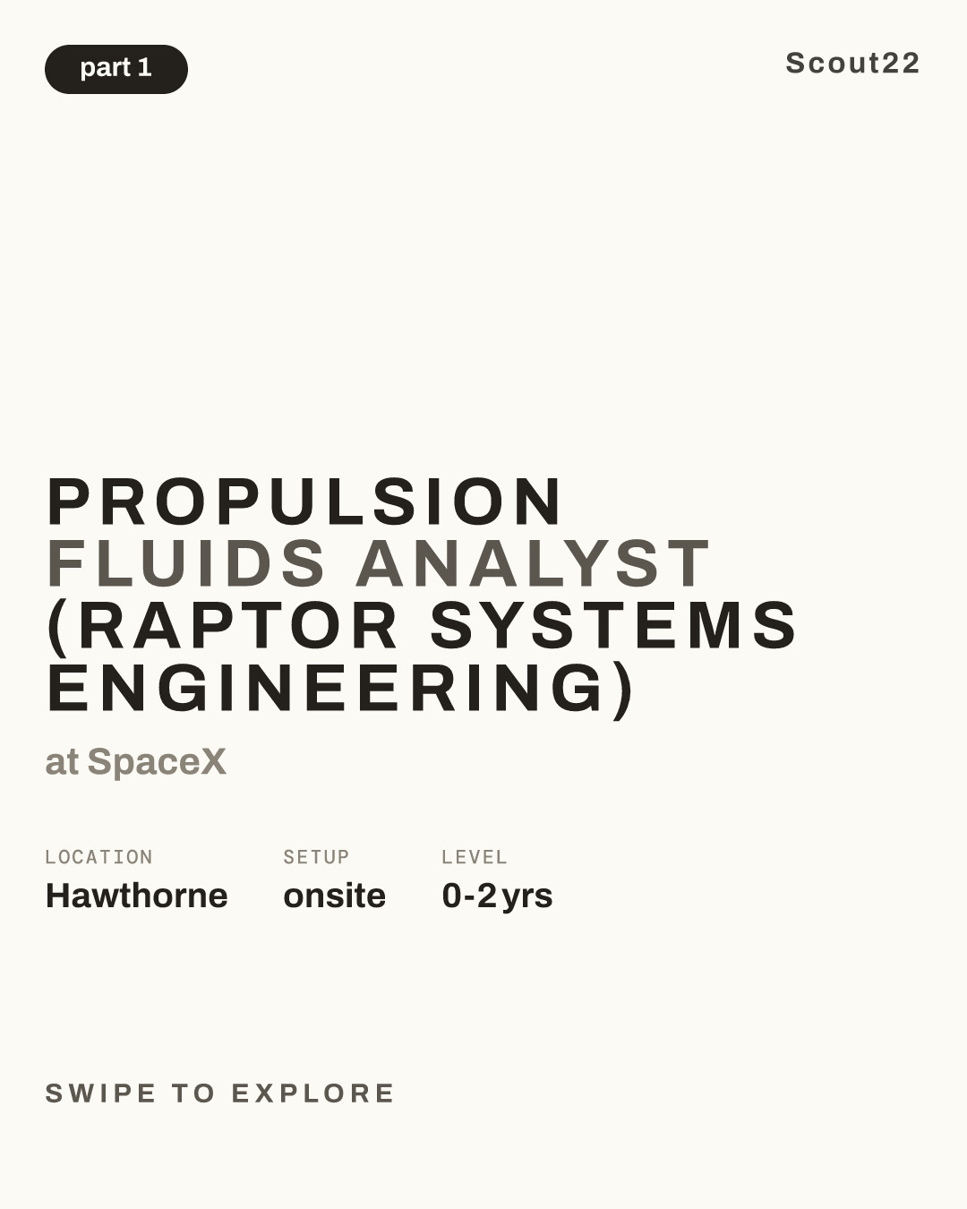 Propulsion Fluids Analyst (Raptor Systems Engineering) at SpaceX