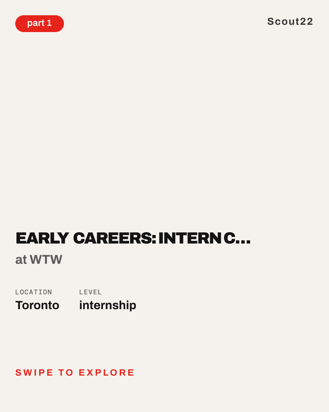 Early Careers: Intern Conversion Only - Corporate Risk and Broking (CRB) Graduate Development Program Analyst – Broking Placement – Toronto 2027 at WTW