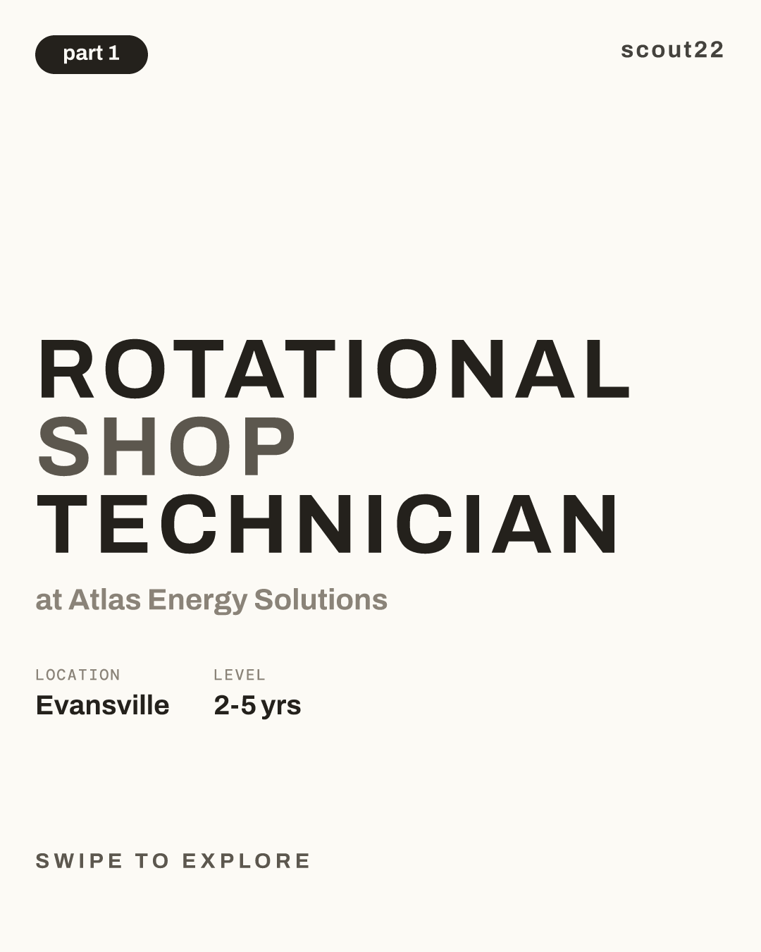 Rotational Shop Technician at Atlas Energy Solutions