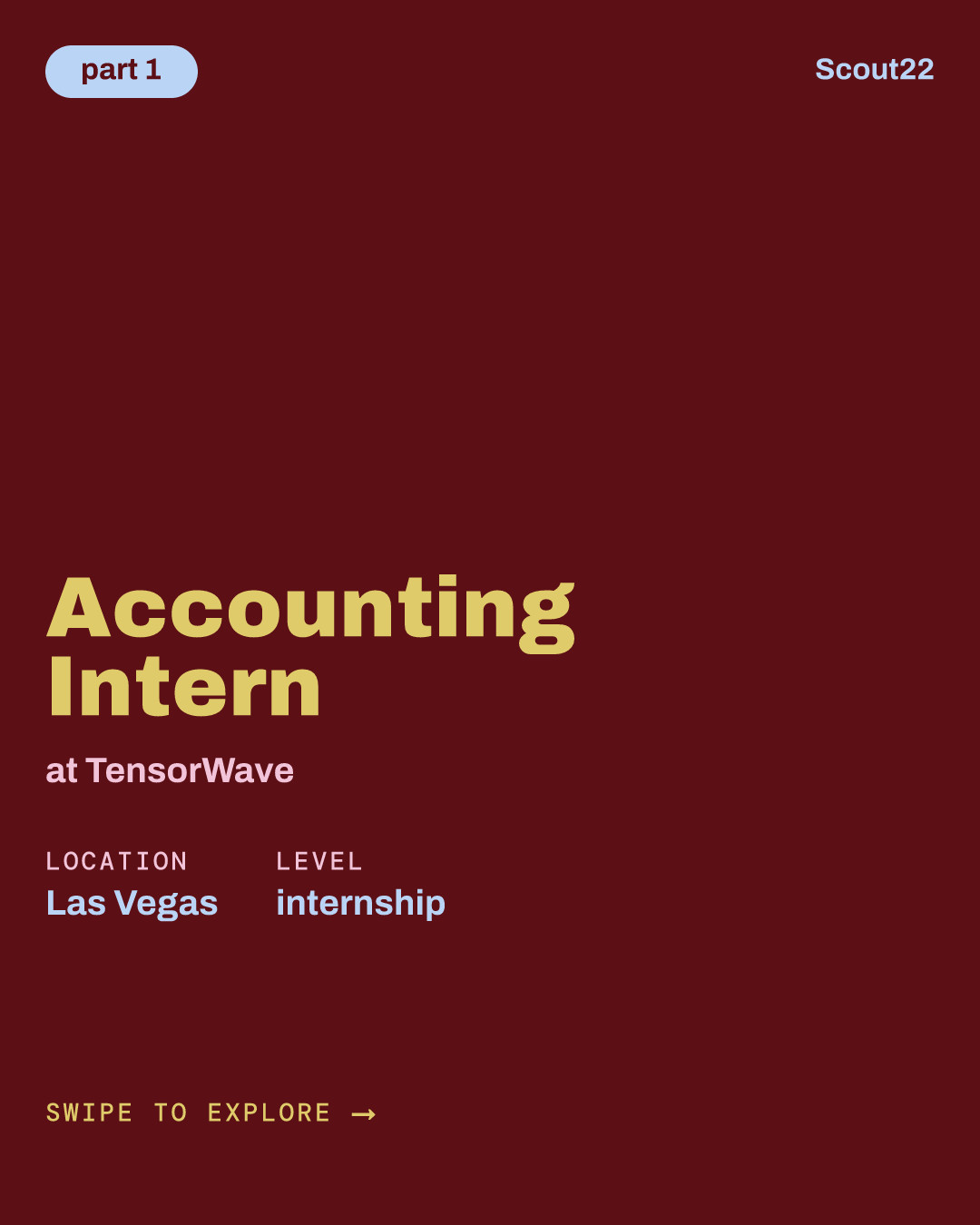 Accounting Intern at TensorWave