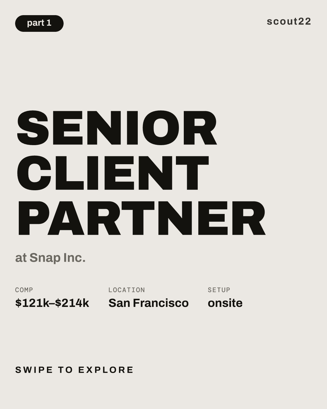 Senior Client Partner at Snap Inc.