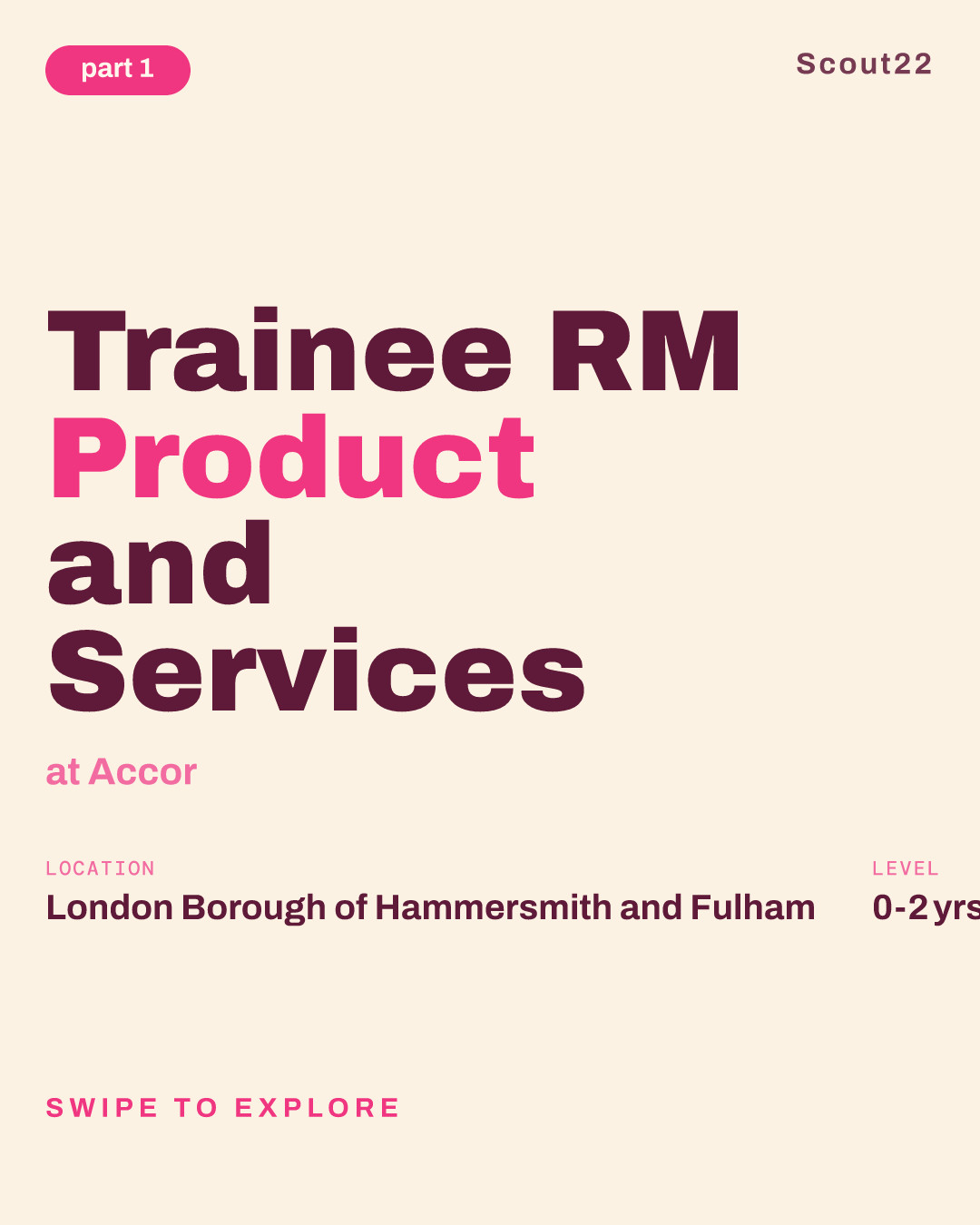 Trainee RM Product and Services at Accor