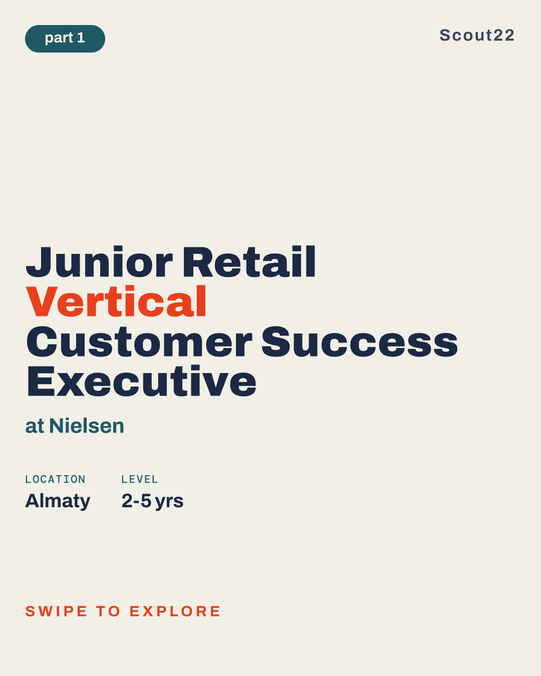 Junior Retail Vertical Customer Success Executive at Nielsen