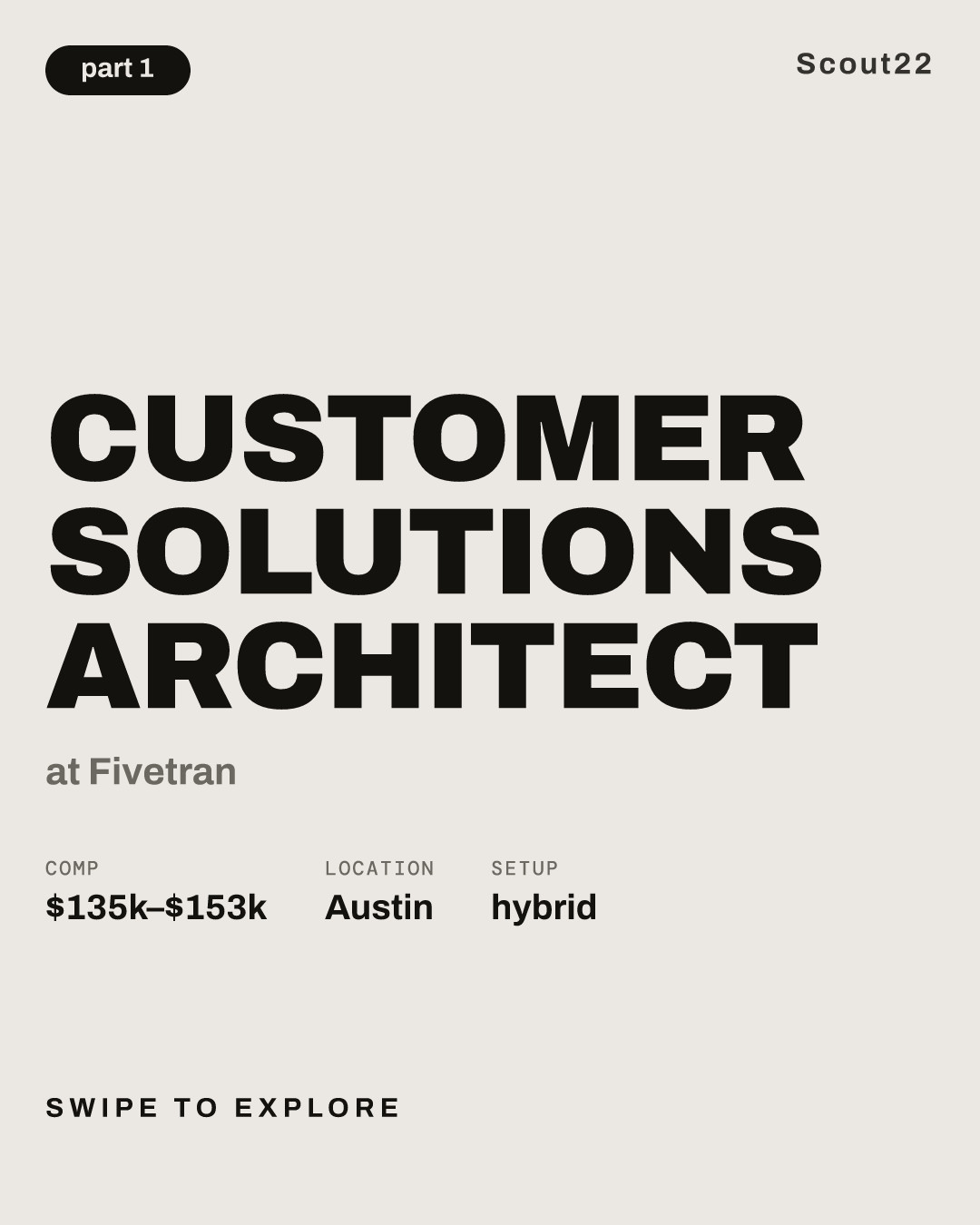 Customer Solutions Architect at Fivetran