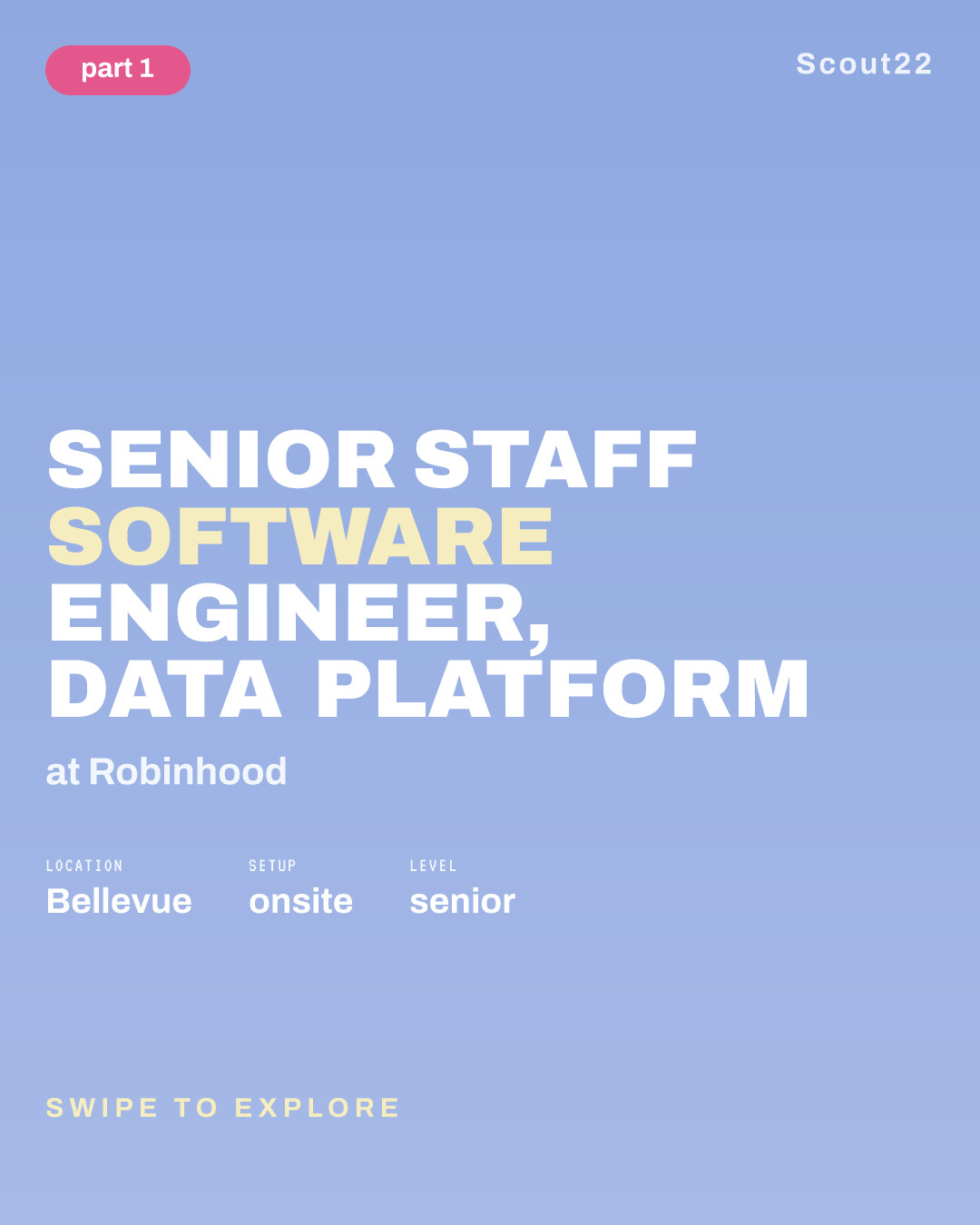 Senior Staff Software Engineer, Data Platform at Robinhood