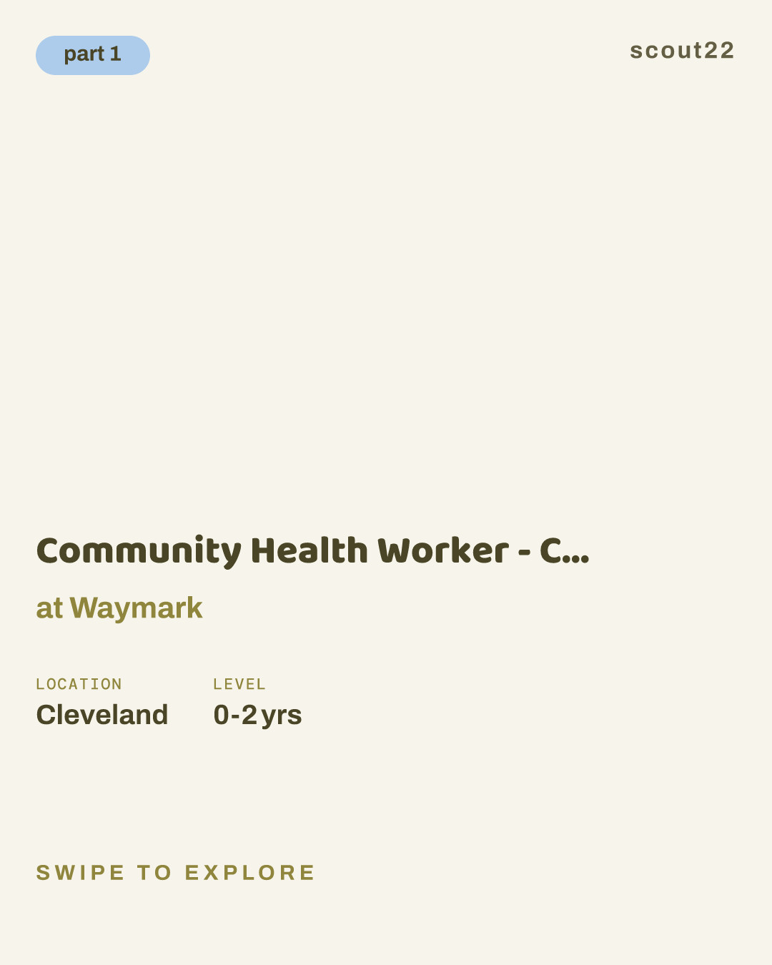Community Health Worker - Cleveland, Ohio at Waymark