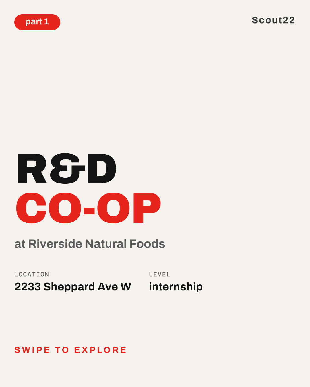 R&D Co-op at Riverside Natural Foods