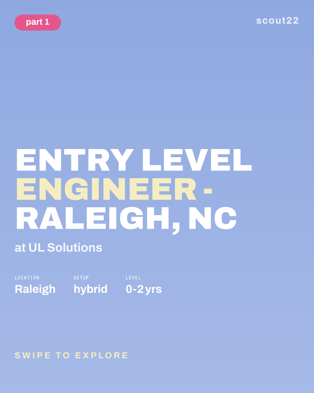 Entry Level Engineer - Raleigh, NC at UL Solutions