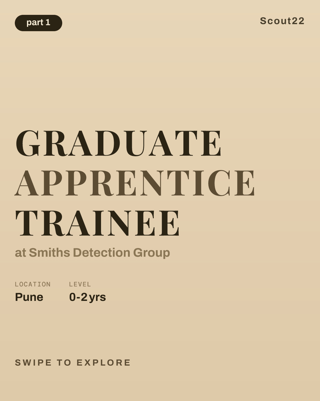 Graduate Apprentice Trainee at Smiths Detection Group