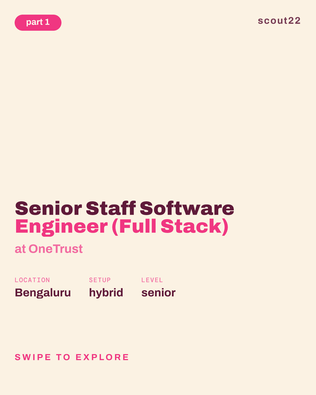 Senior Staff Software Engineer (Full Stack) at OneTrust