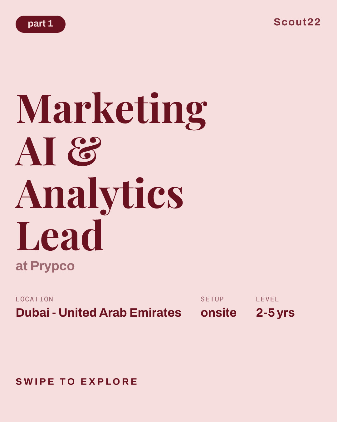 Marketing AI & Analytics Lead at Prypco