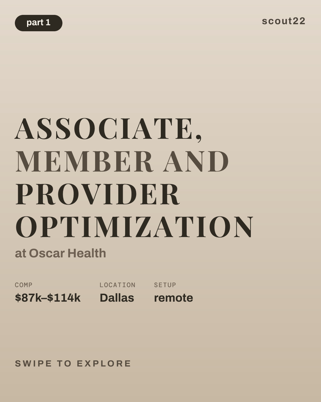 Associate, Member and Provider Optimization at Oscar Health