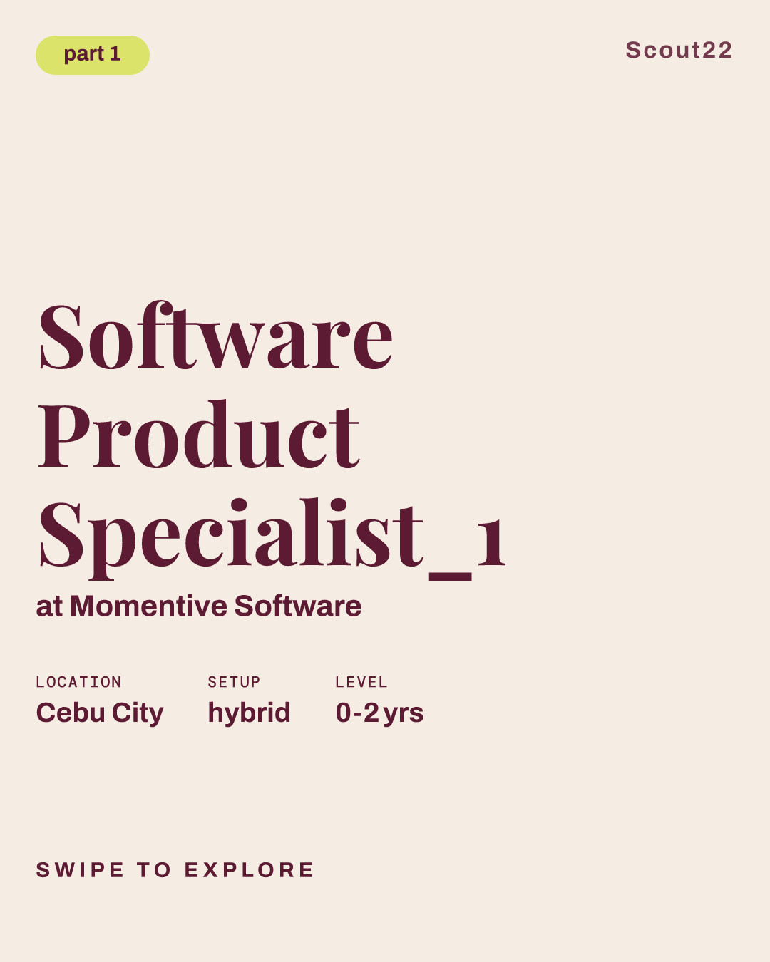 Software Product Specialist_1 at Momentive Software