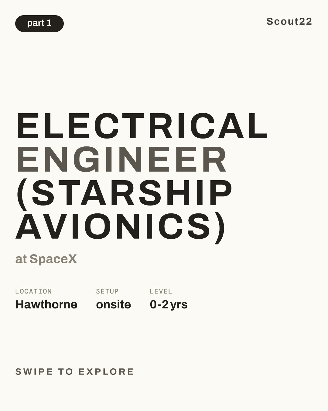 Electrical Engineer (Starship Avionics) at SpaceX