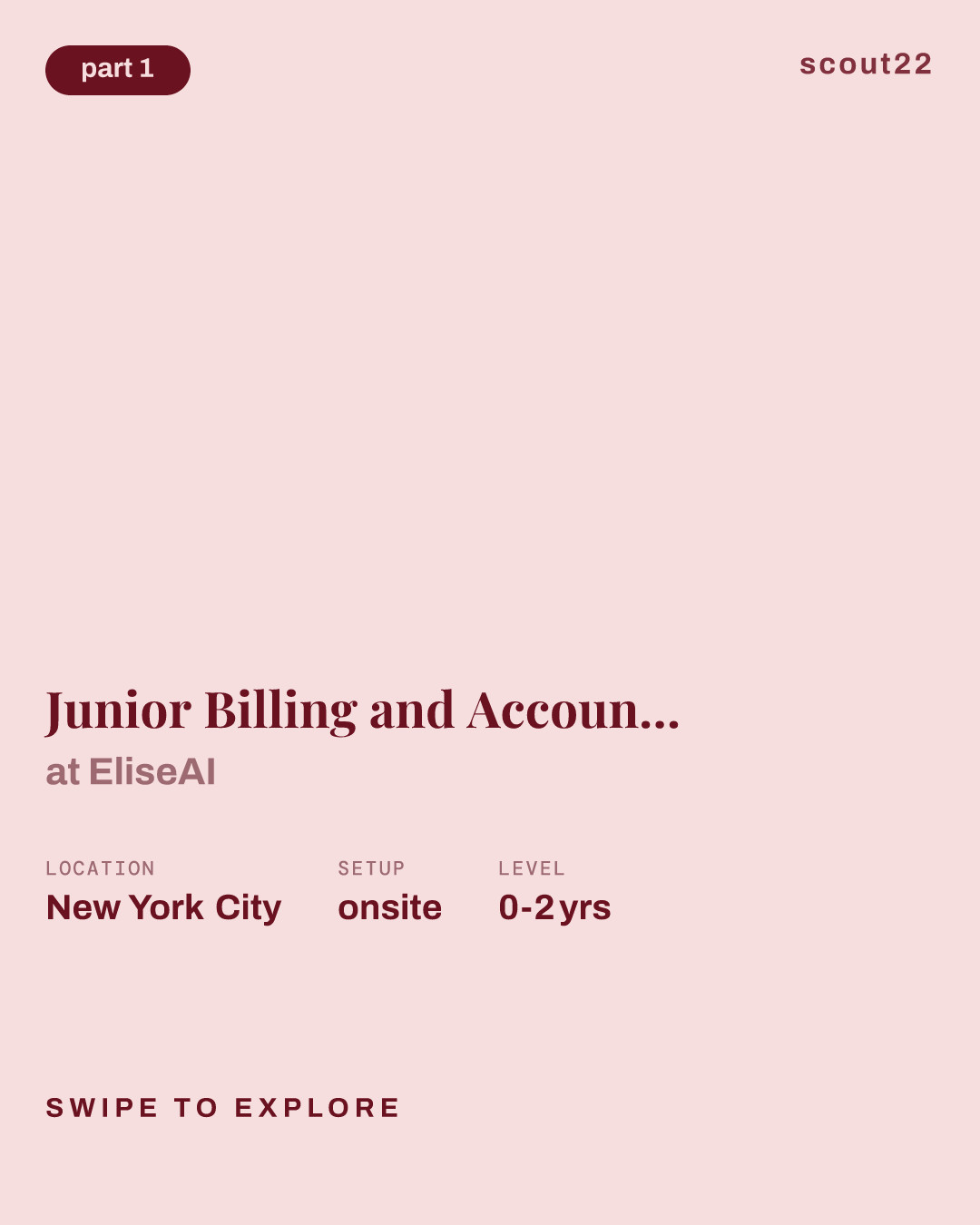 Junior Billing and Accounts Receivable Specialist at EliseAI