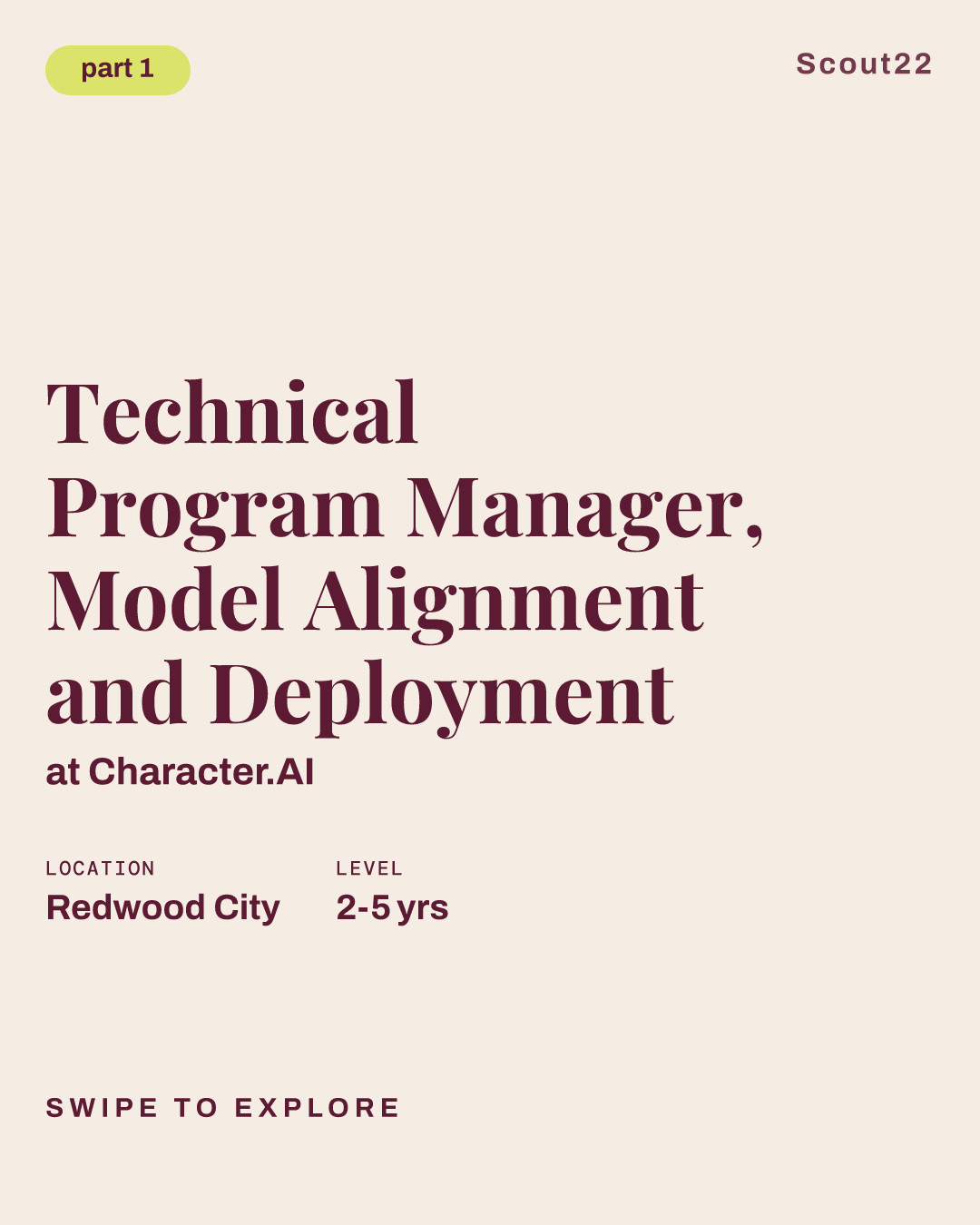 Technical Program Manager, Model Alignment and Deployment at Character.AI