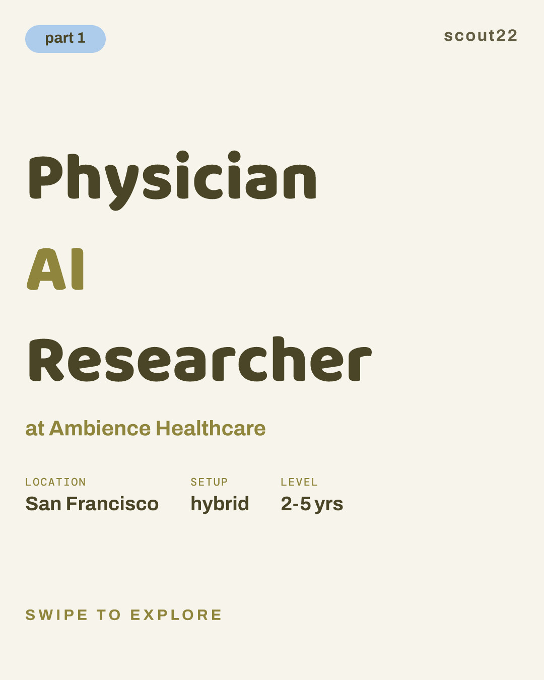 Physician AI Researcher at Ambience Healthcare