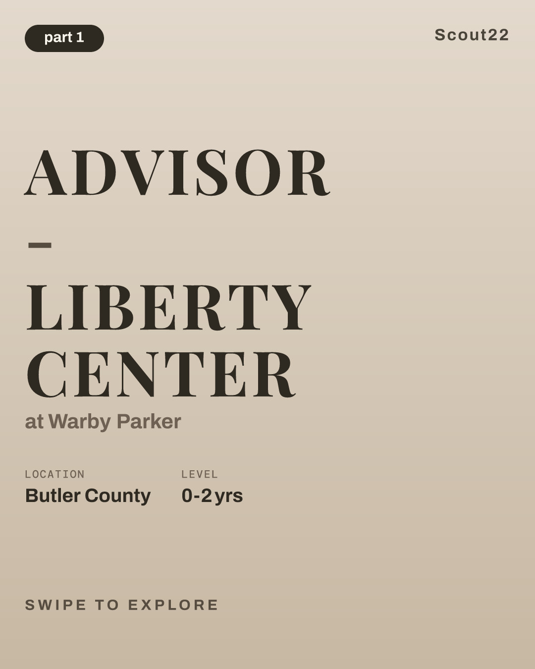 Advisor - Liberty Center at Warby Parker