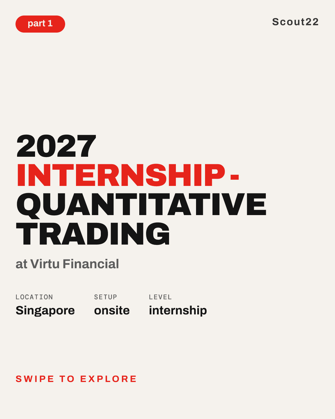 2027 Internship - Quantitative Trading at Virtu Financial