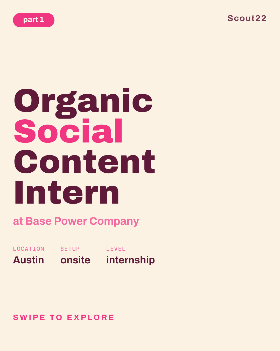 Organic Social Content Intern at Base Power Company