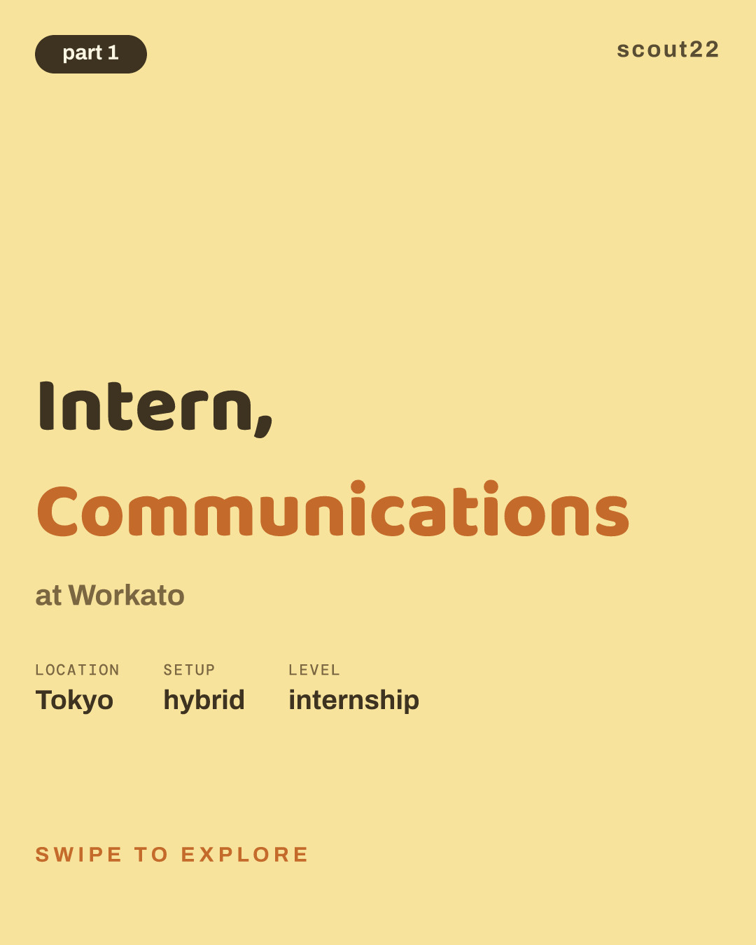 Intern, Communications at Workato