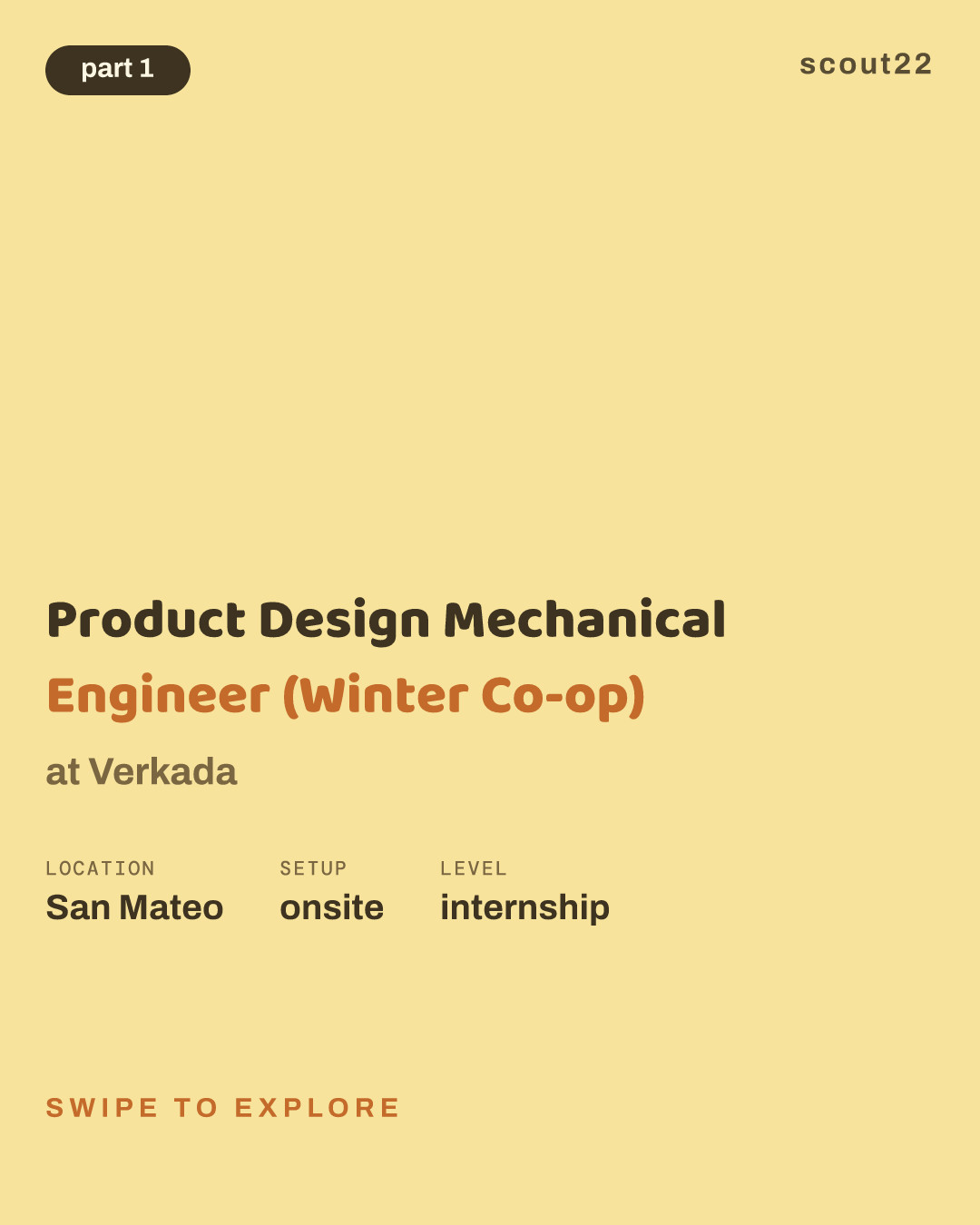 Product Design Mechanical Engineer (Winter Co-op) at Verkada