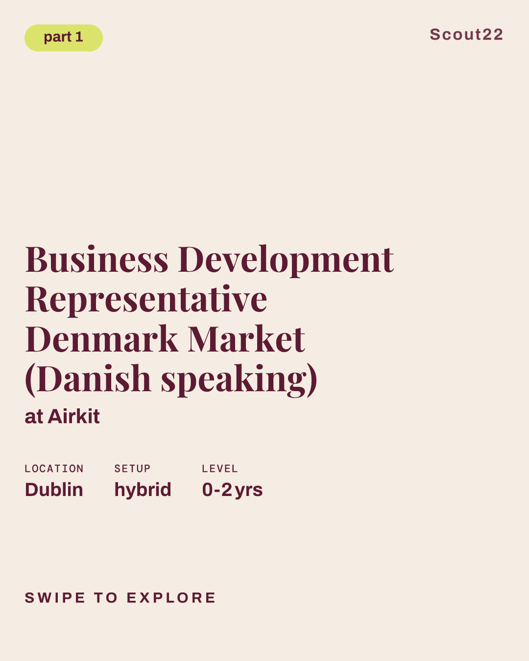 Business Development Representative Denmark Market (Danish speaking) at Airkit