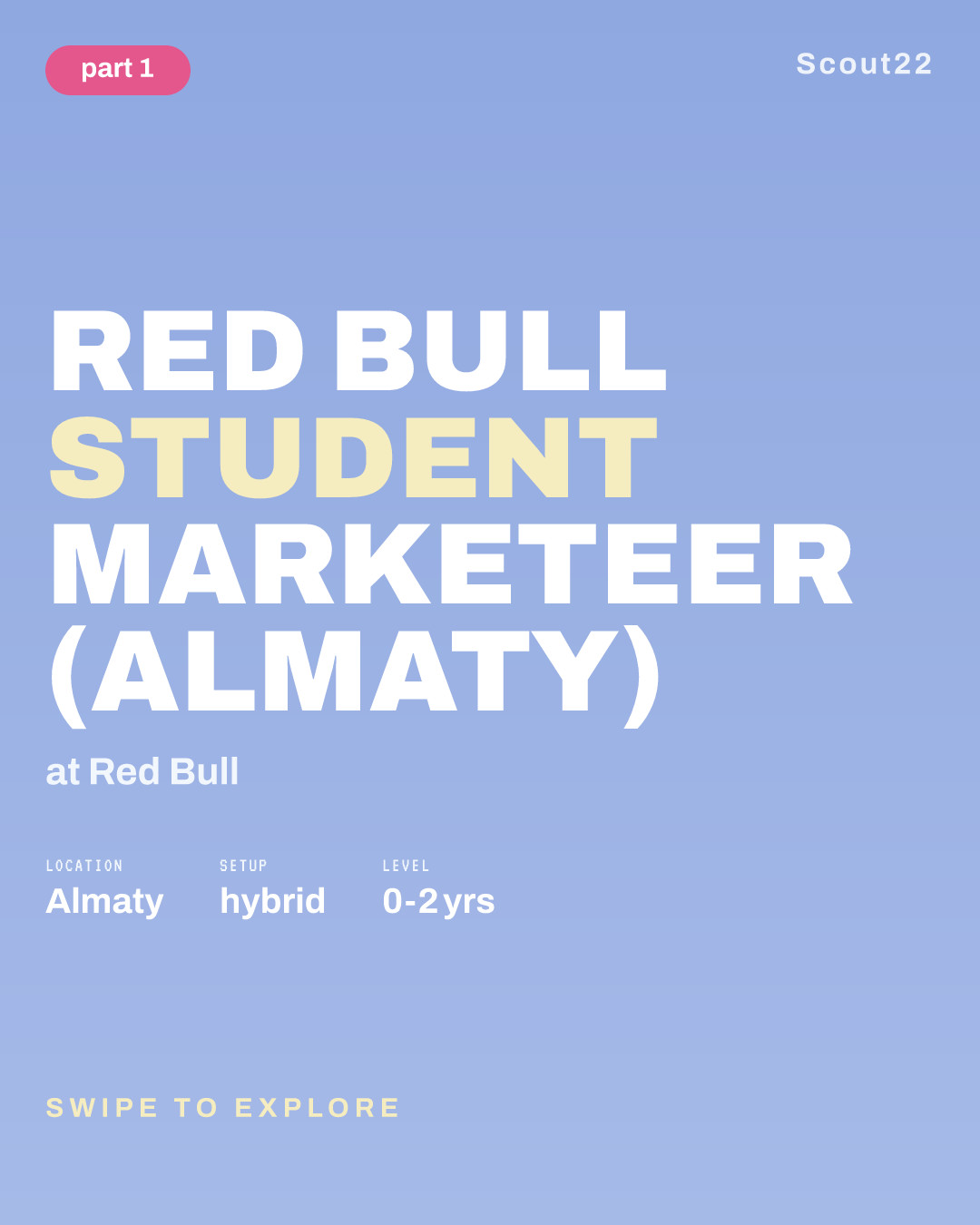 RED BULL STUDENT MARKETEER (Almaty) at Red Bull