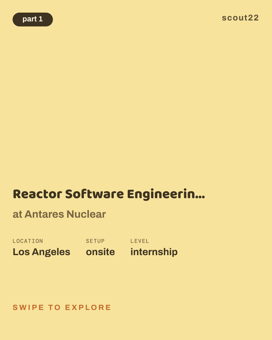 Reactor Software Engineering Intern - Summer 2027 at Antares Nuclear