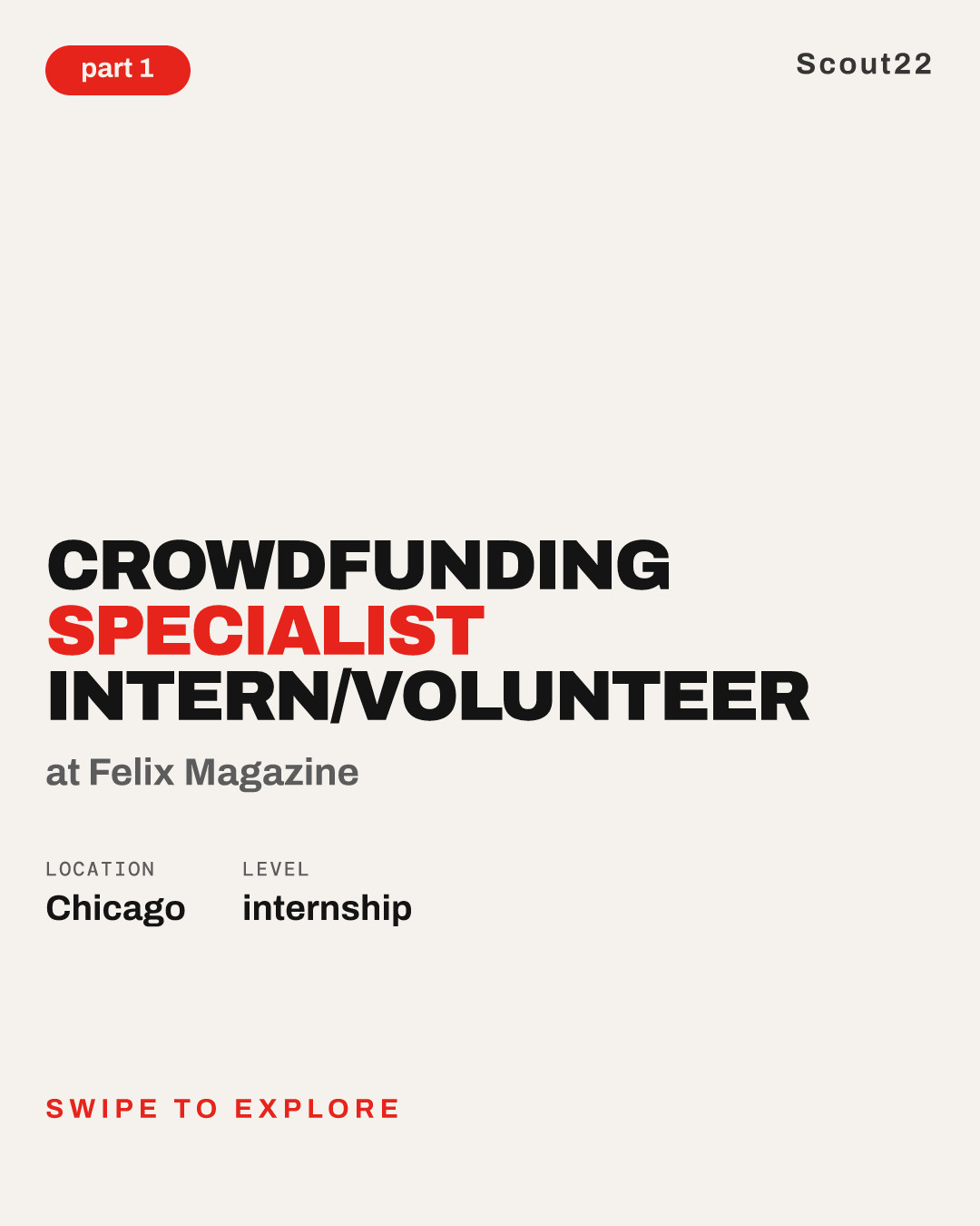 Crowdfunding Specialist Intern/Volunteer at Felix Magazine
