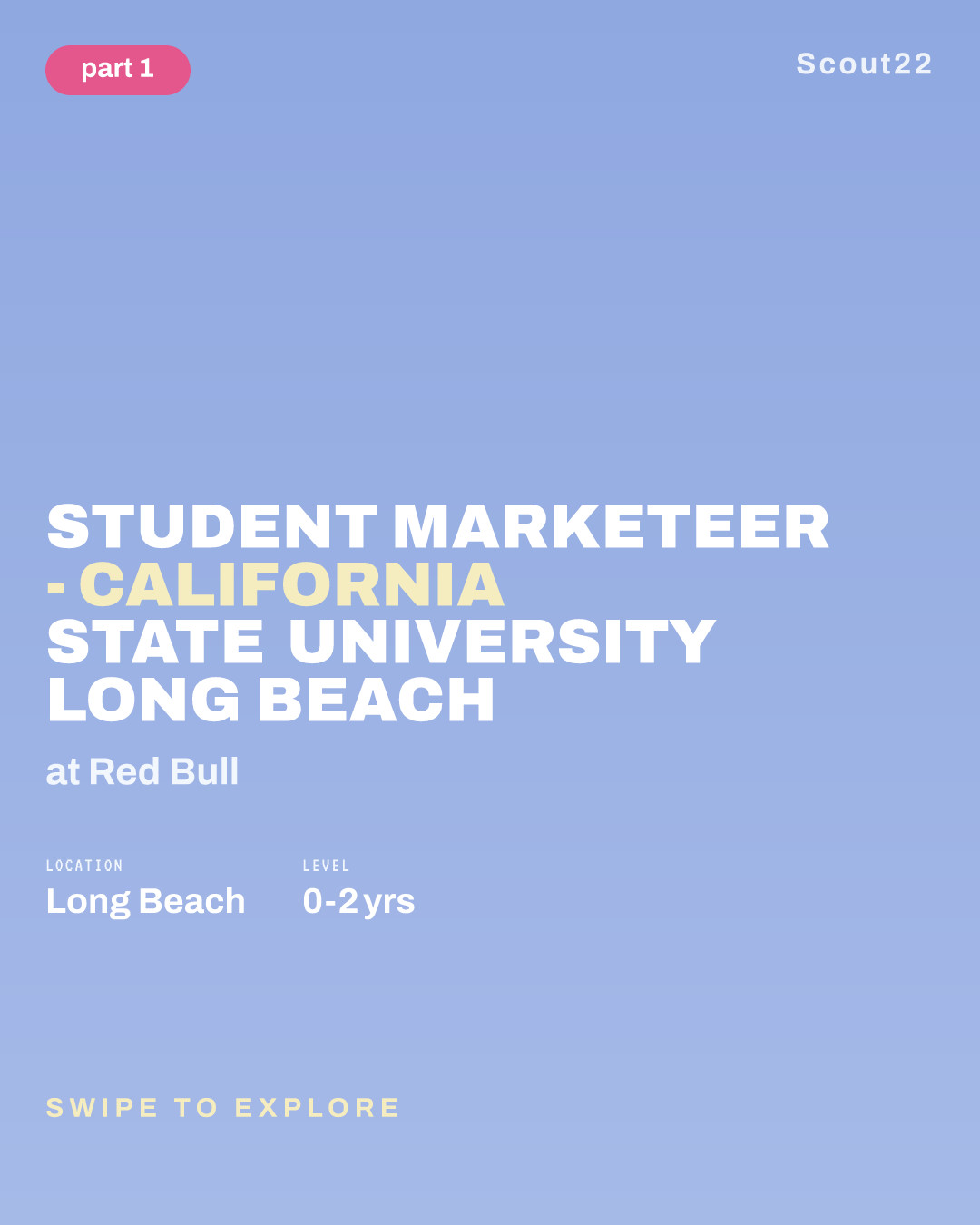 Student Marketeer - California State University Long Beach at Red Bull