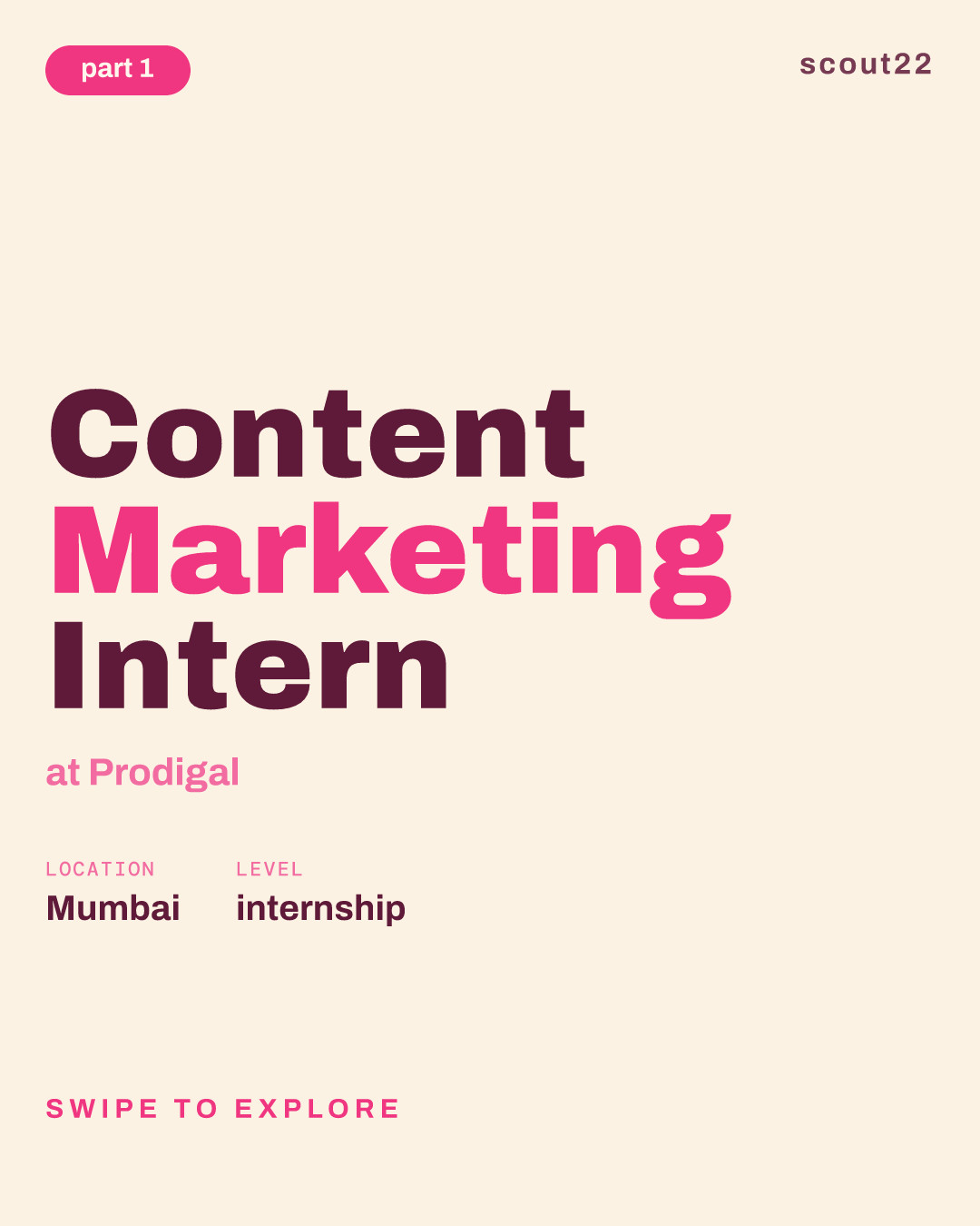 Content Marketing Intern at Prodigal