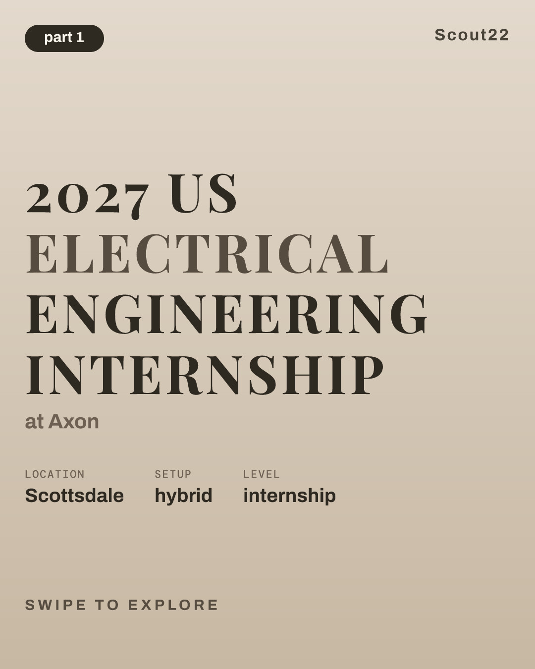 2027 US Electrical Engineering Internship at Axon