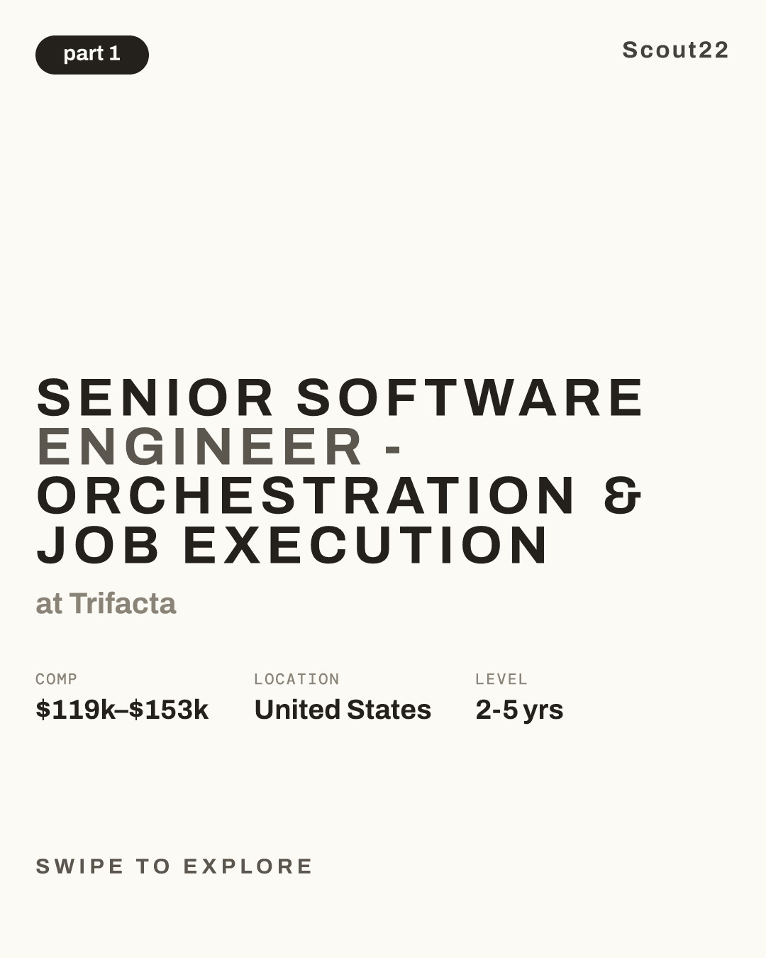 Senior Software Engineer - Orchestration & Job Execution at Trifacta