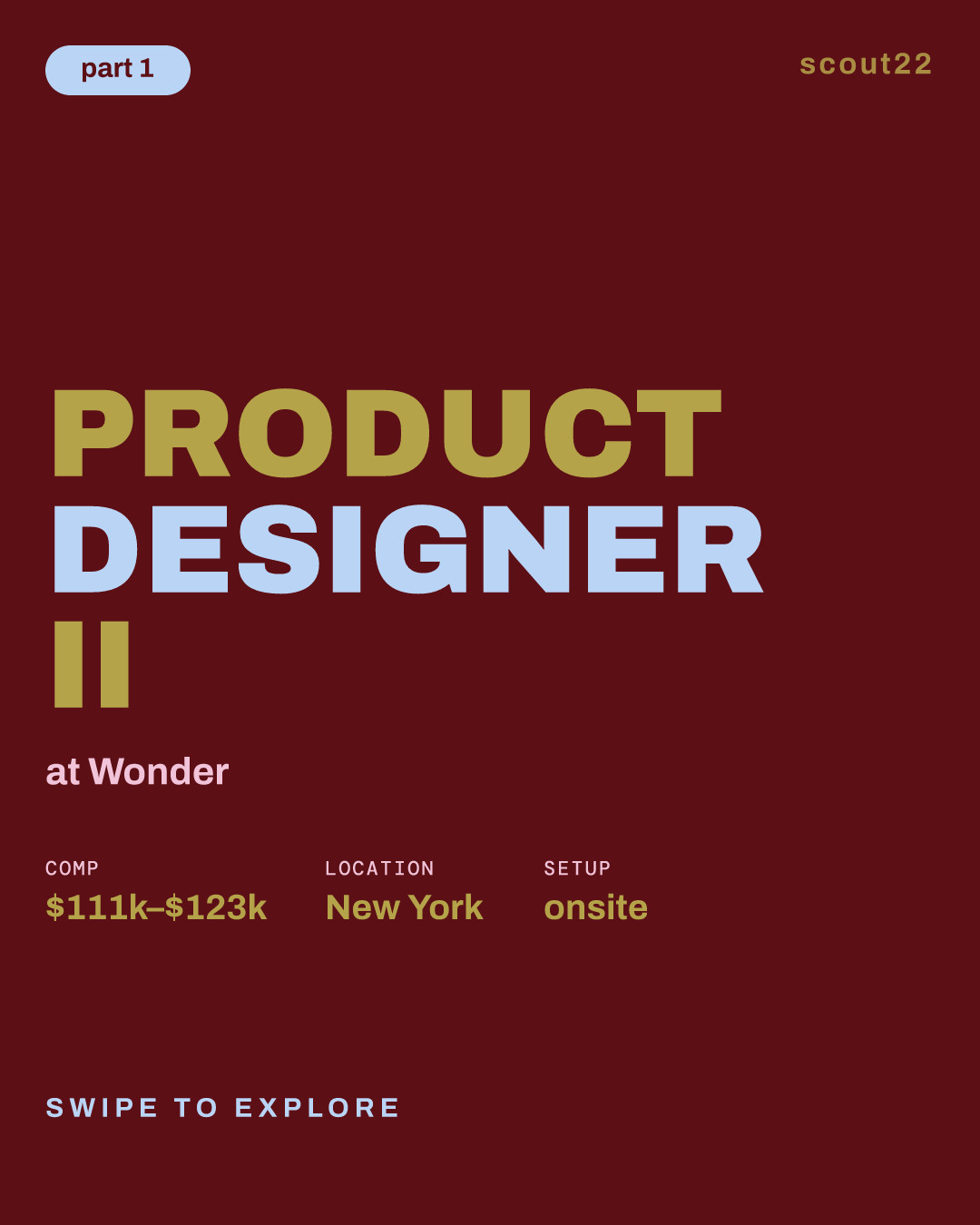 Product Designer II at Wonder
