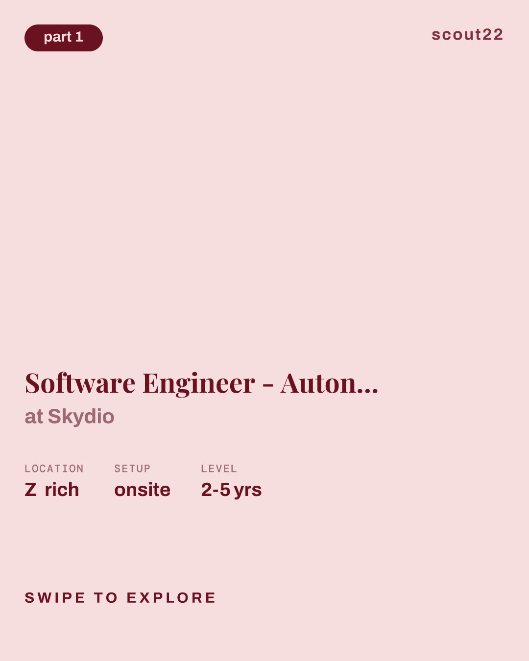 Software Engineer - Autonomy Infrastructure, Systems and Tools at Skydio