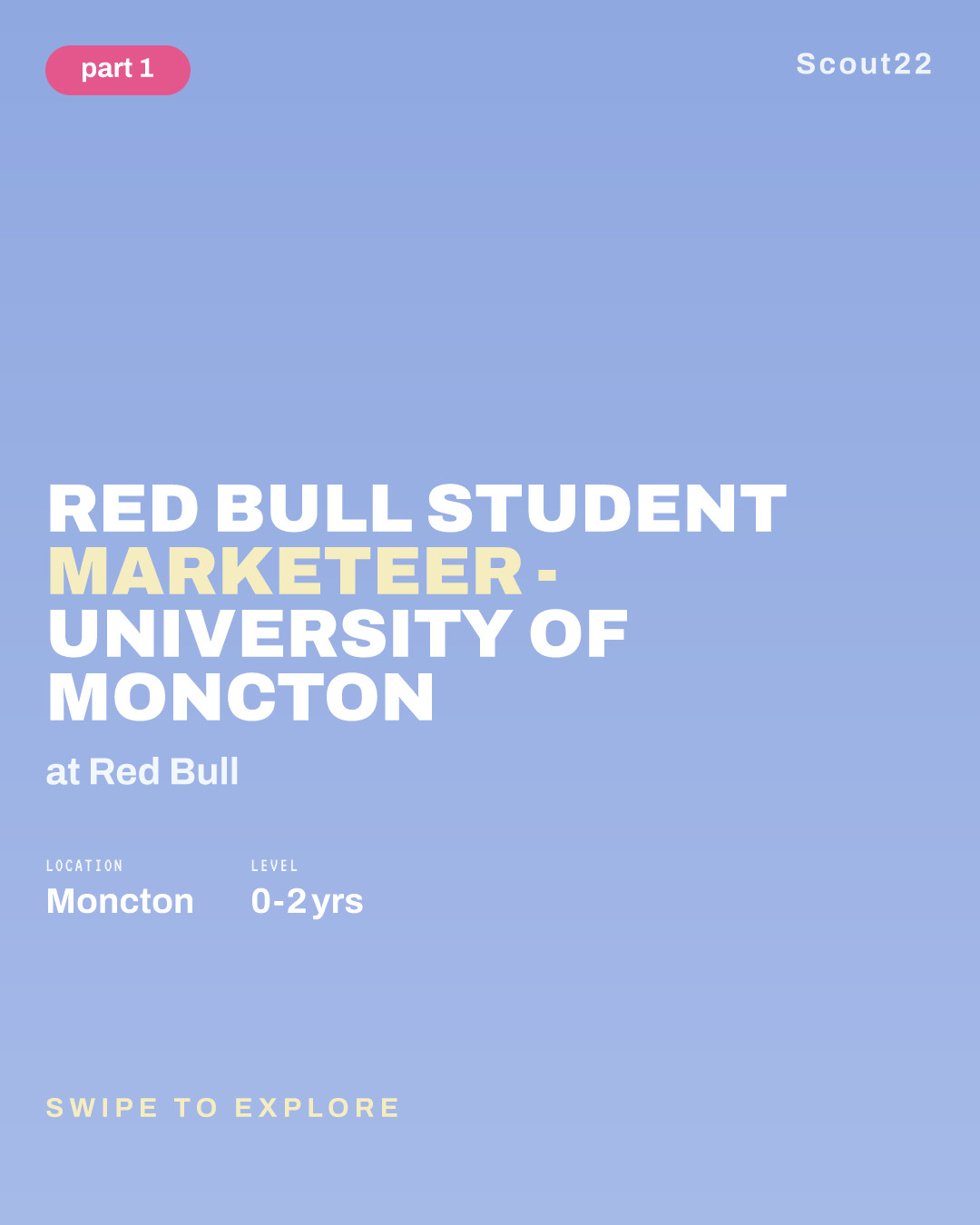 Red Bull Student Marketeer - University of Moncton at Red Bull