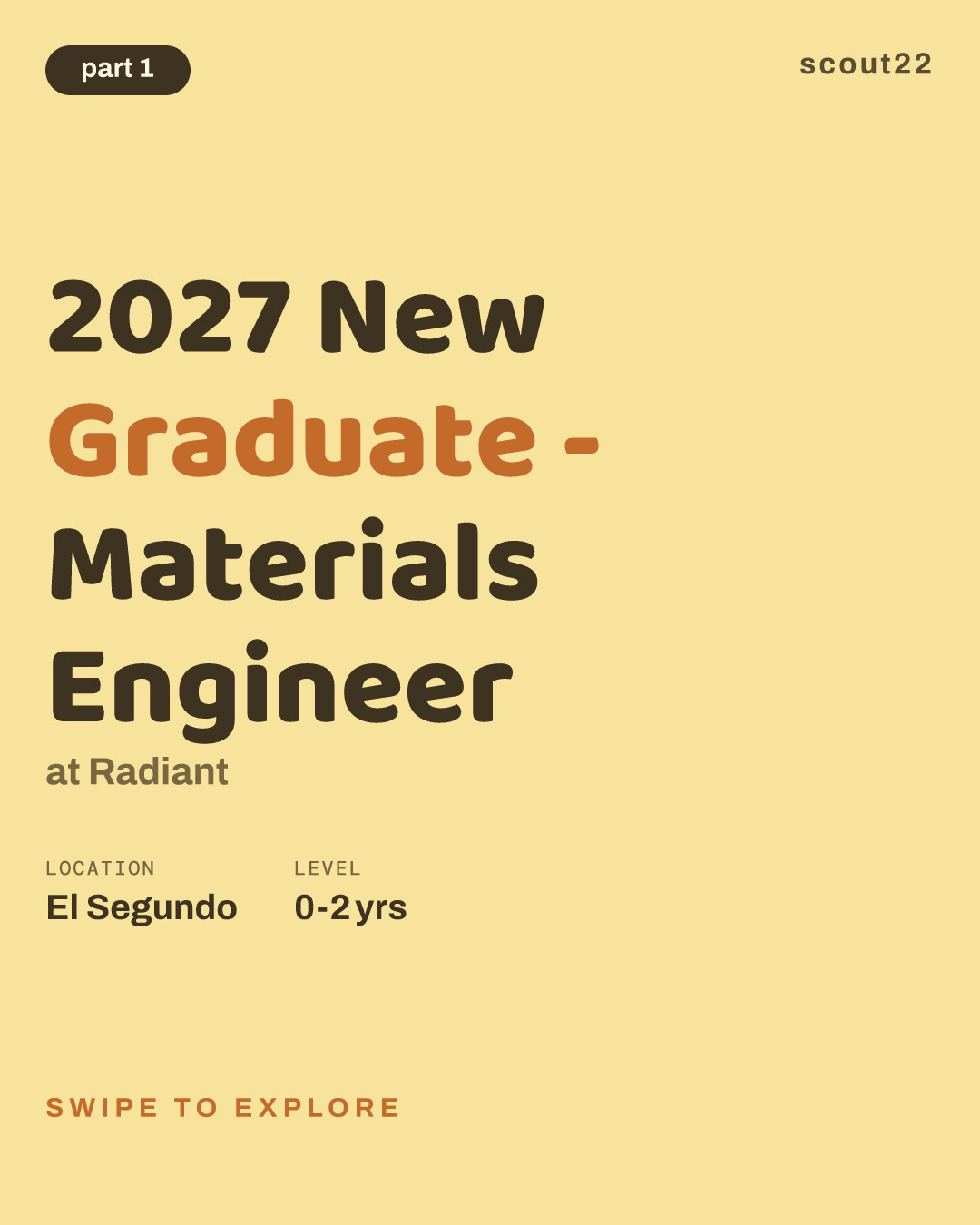 2027 New Graduate - Materials Engineer at Radiant