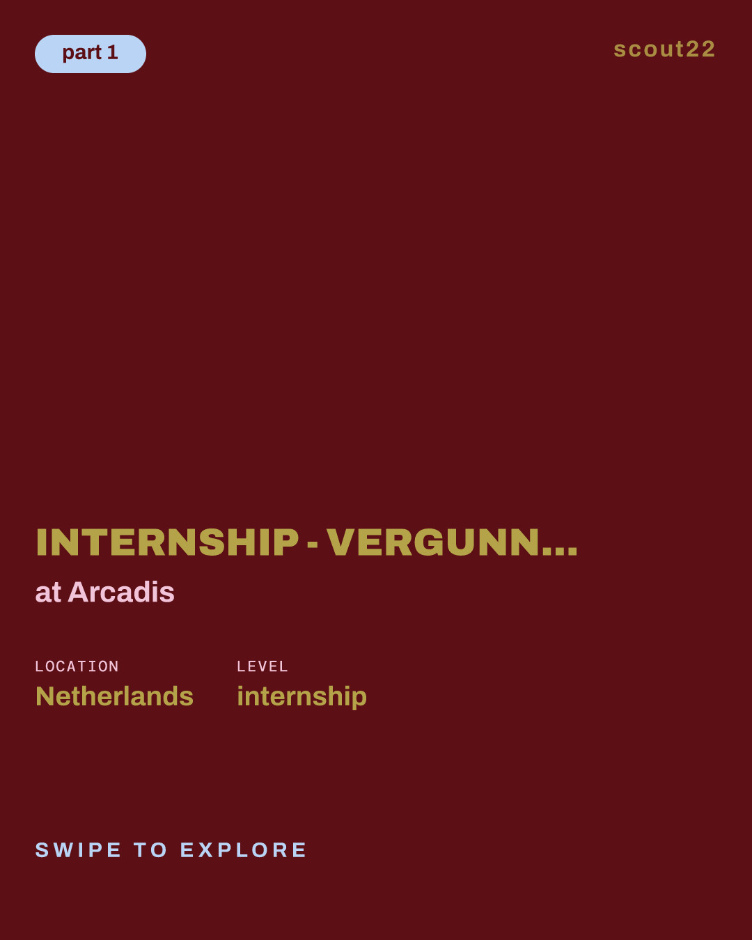Internship - Vergunningen en Ruimtelijke Procedures at Arcadis