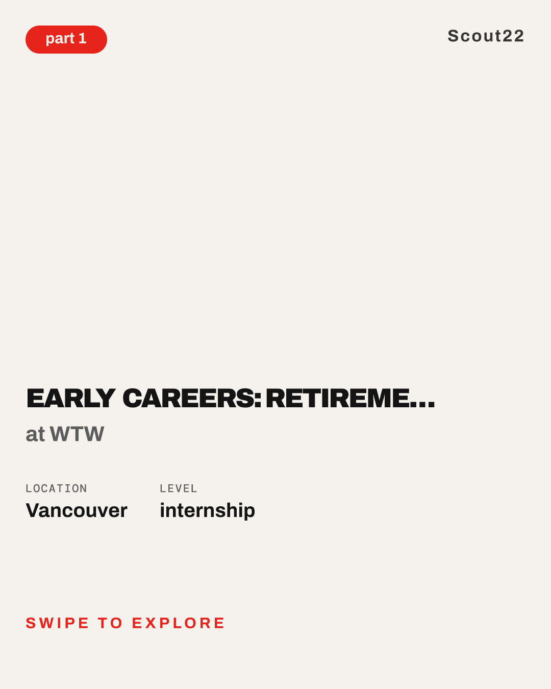 Early Careers: Retirement Actuarial Internship – Winter, Summer or Fall 2027 – Vancouver or Calgary at WTW