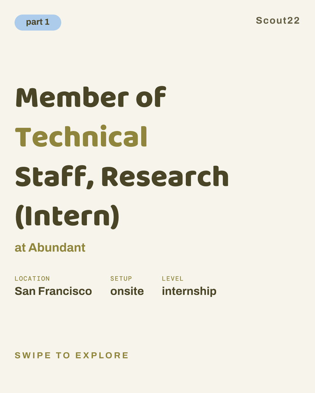 Member of Technical Staff, Research (Intern) at Abundant