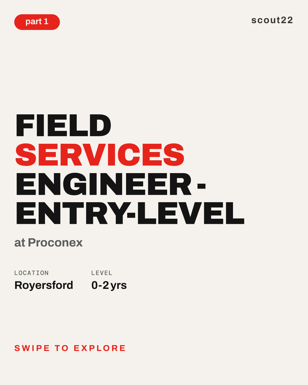 Field Services Engineer - Entry-Level at Proconex