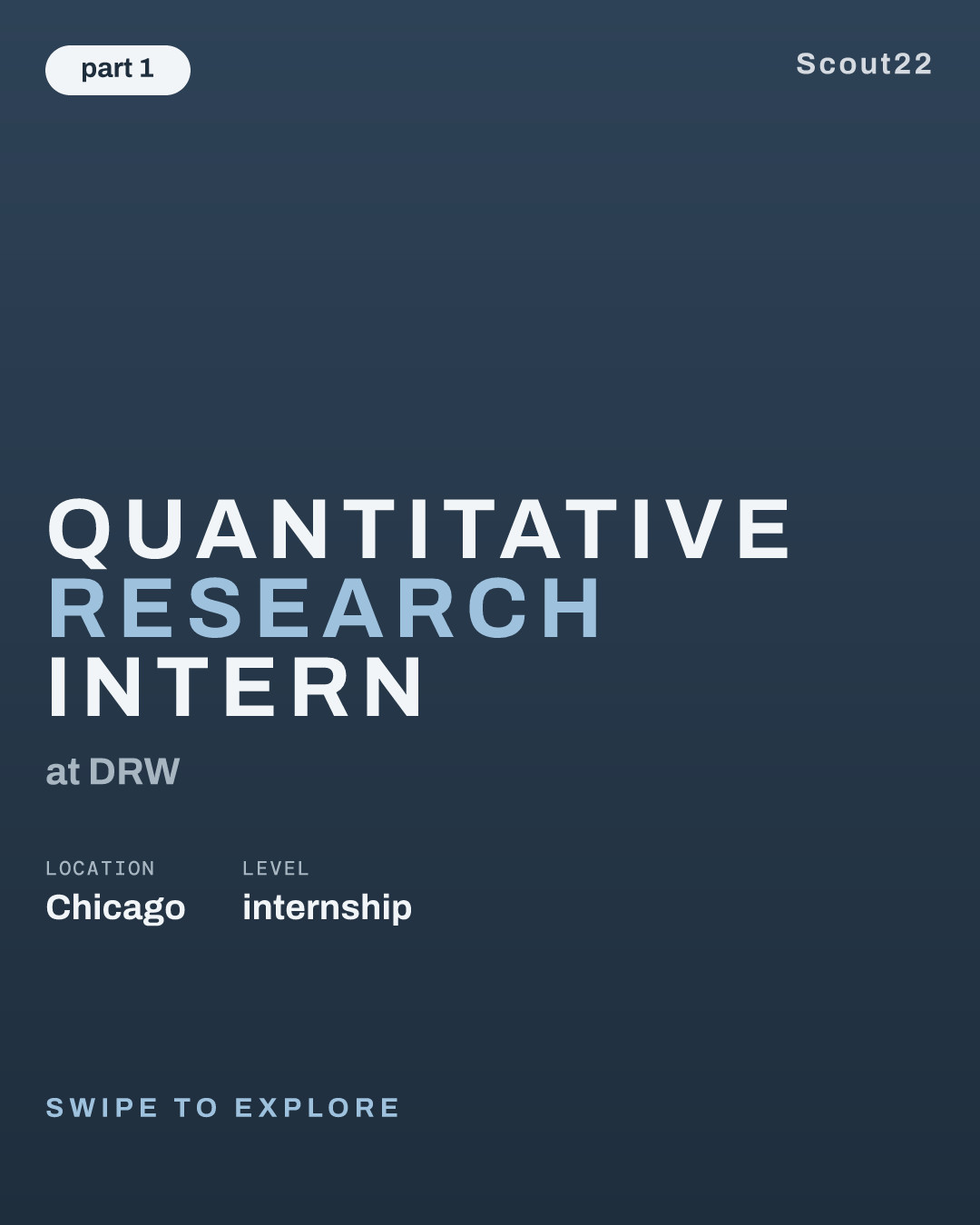 Quantitative Research Intern at DRW